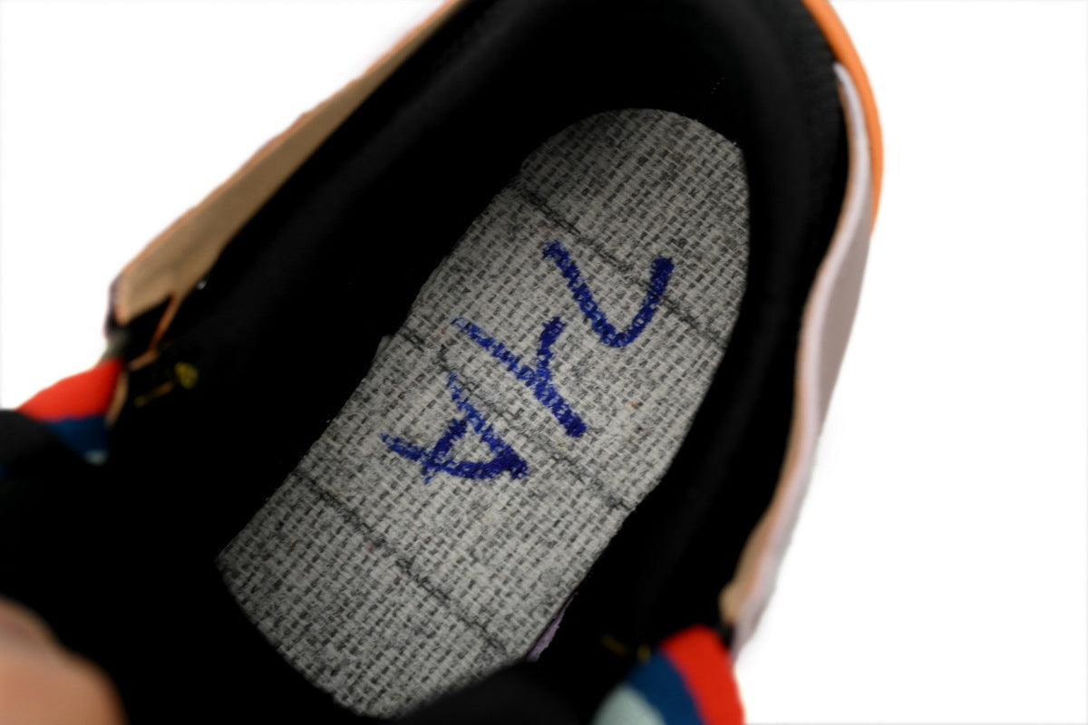 LANVIN Curb Leather Sneakers – Brown