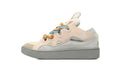 LANVIN Curb Leather Sneakers – Pink/White