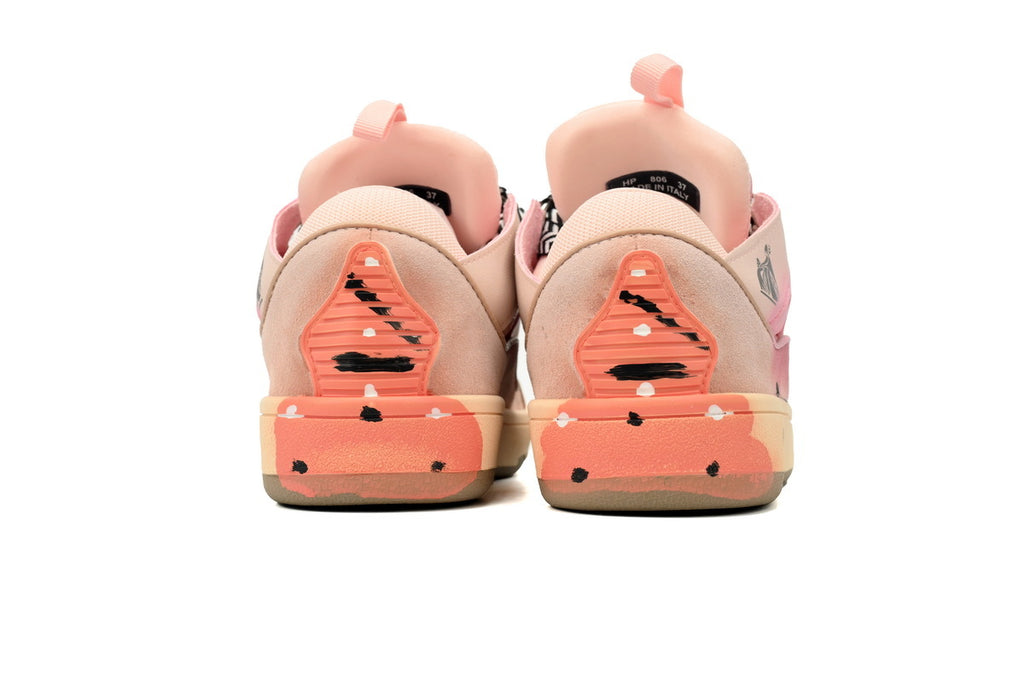 LANVIN LAB x FUTURE Leather Sneakers – Soft Pink