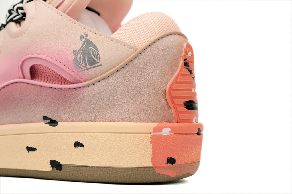 LANVIN LAB x FUTURE Leather Sneakers – Soft Pink