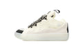 LANVIN Curb Leather Sneakers – Soft White