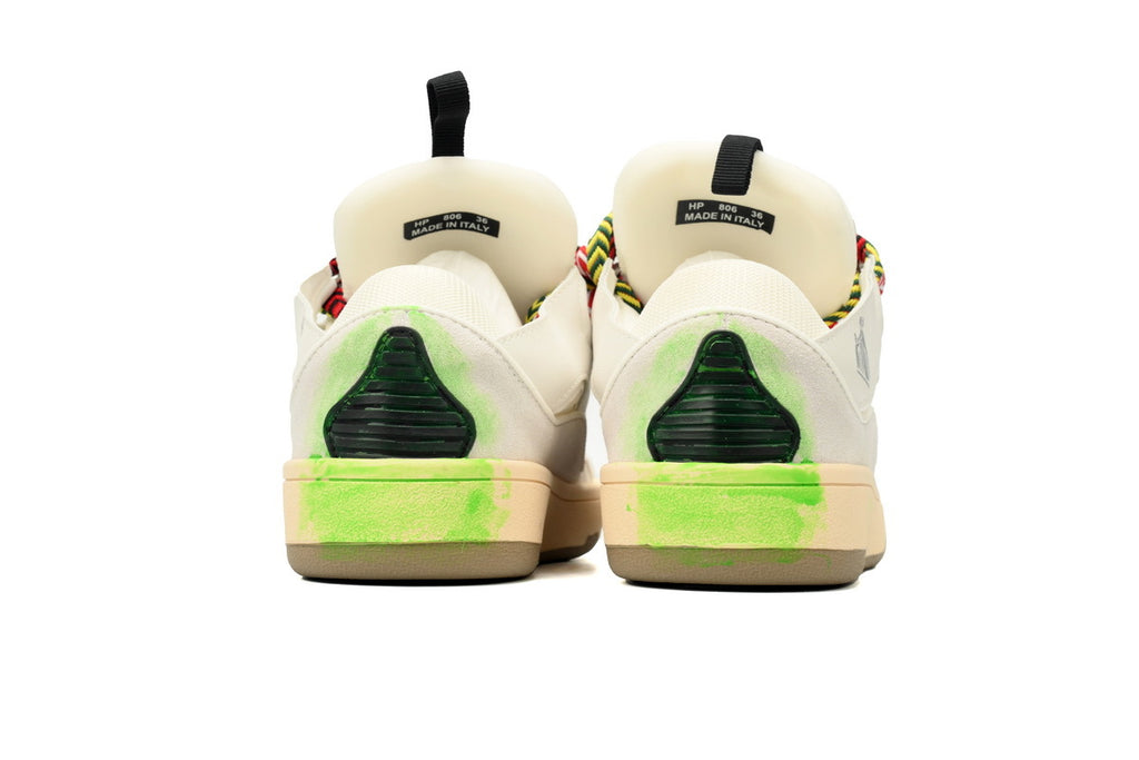 LANVIN LAB x FUTURE Leather Sneakers – Cream