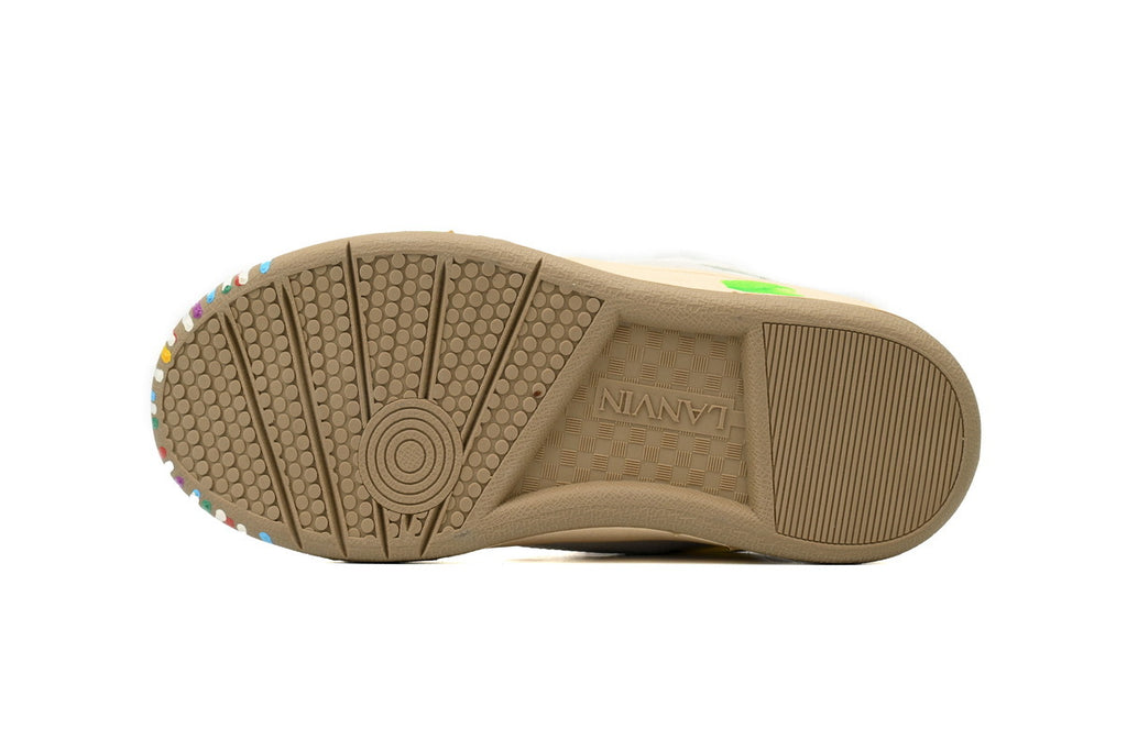 LANVIN LAB x FUTURE Leather Sneakers – Cream