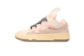 LANVIN Curb Leather Sneakers – Light Pink