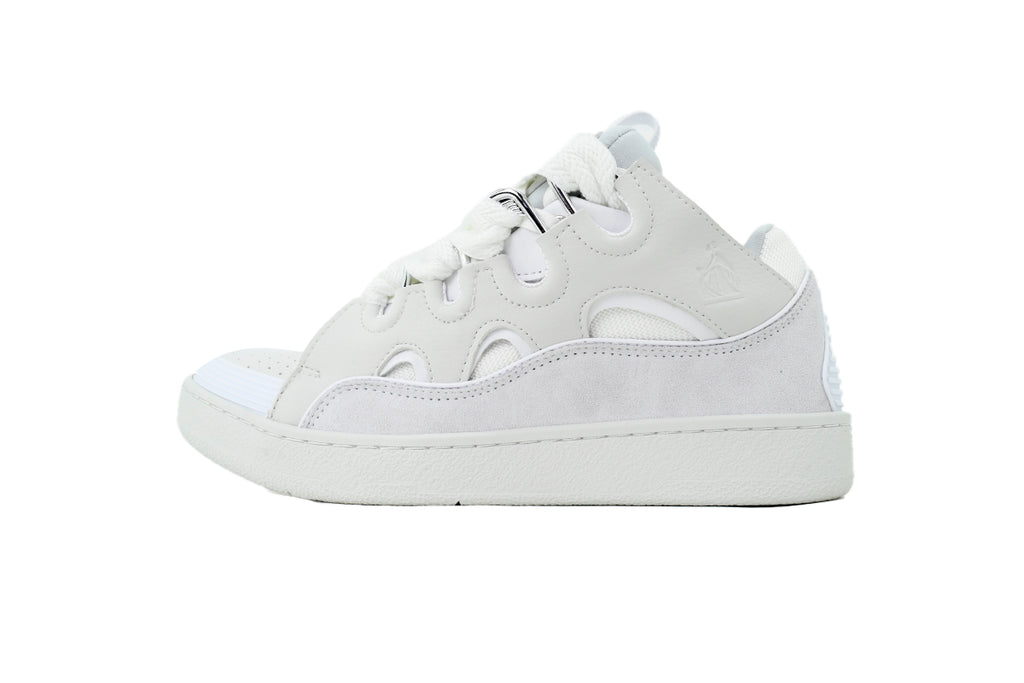 Lanvin Curb Sneakers – All White