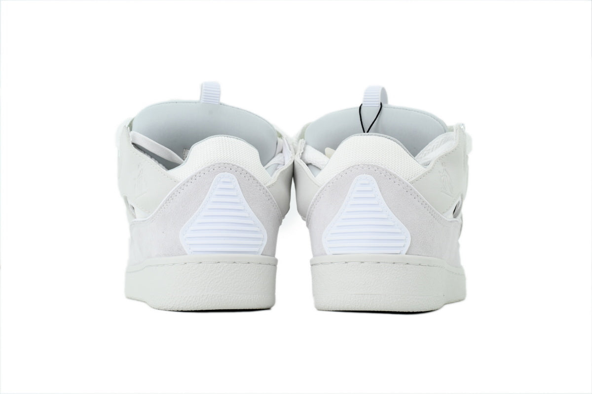 Lanvin Curb Sneakers – All White
