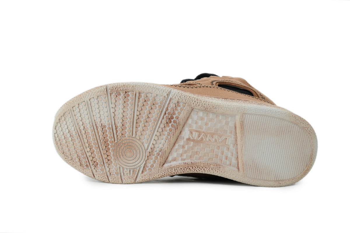 Lanvin Curb Sneakers – Camel Amber