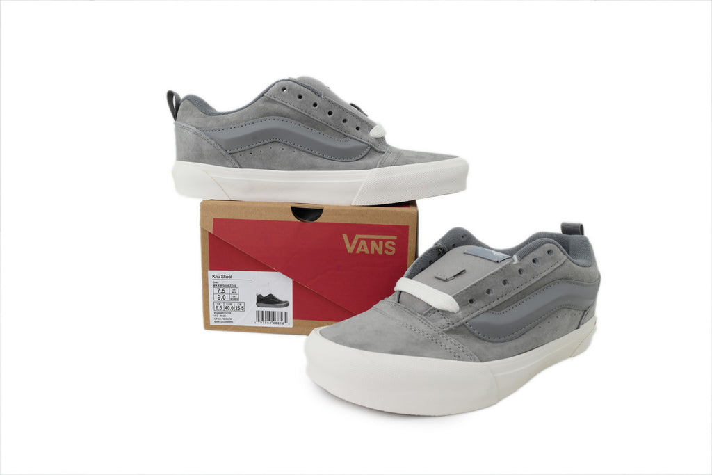 Vans Knu Skool Grey Suede Sneakers