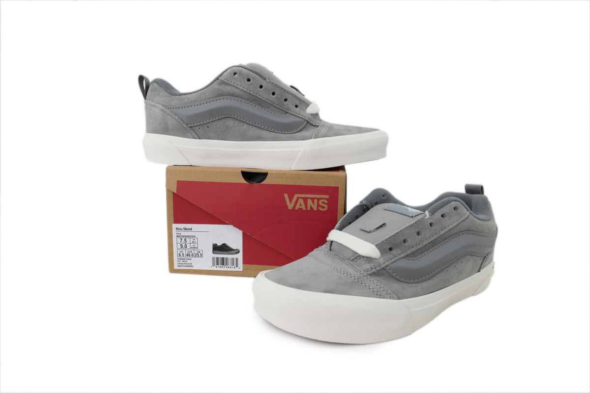 Vans Knu Skool Grey Suede Sneakers