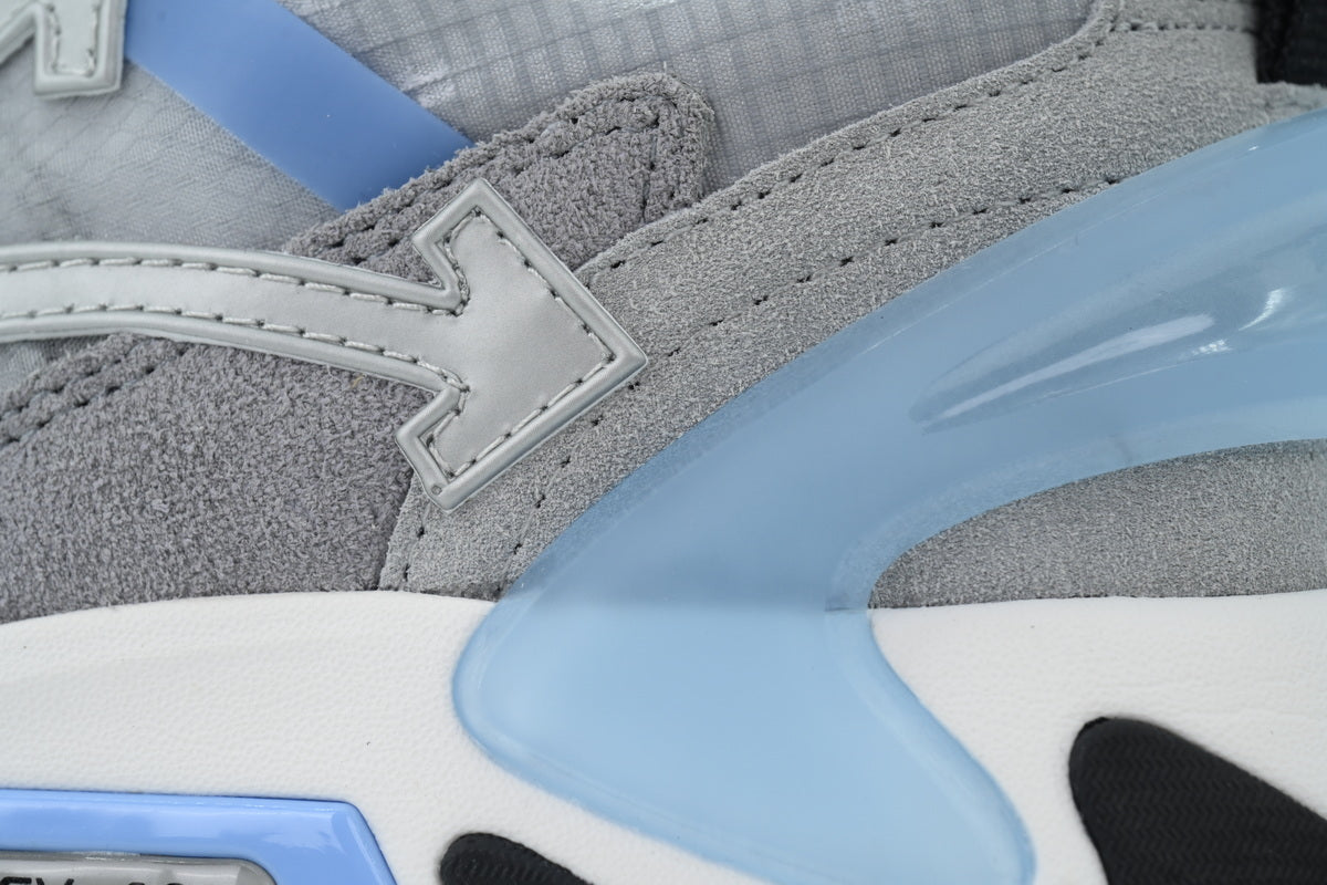 Off-White ODSY-2000 Sneakers – Grey & Sky Blue