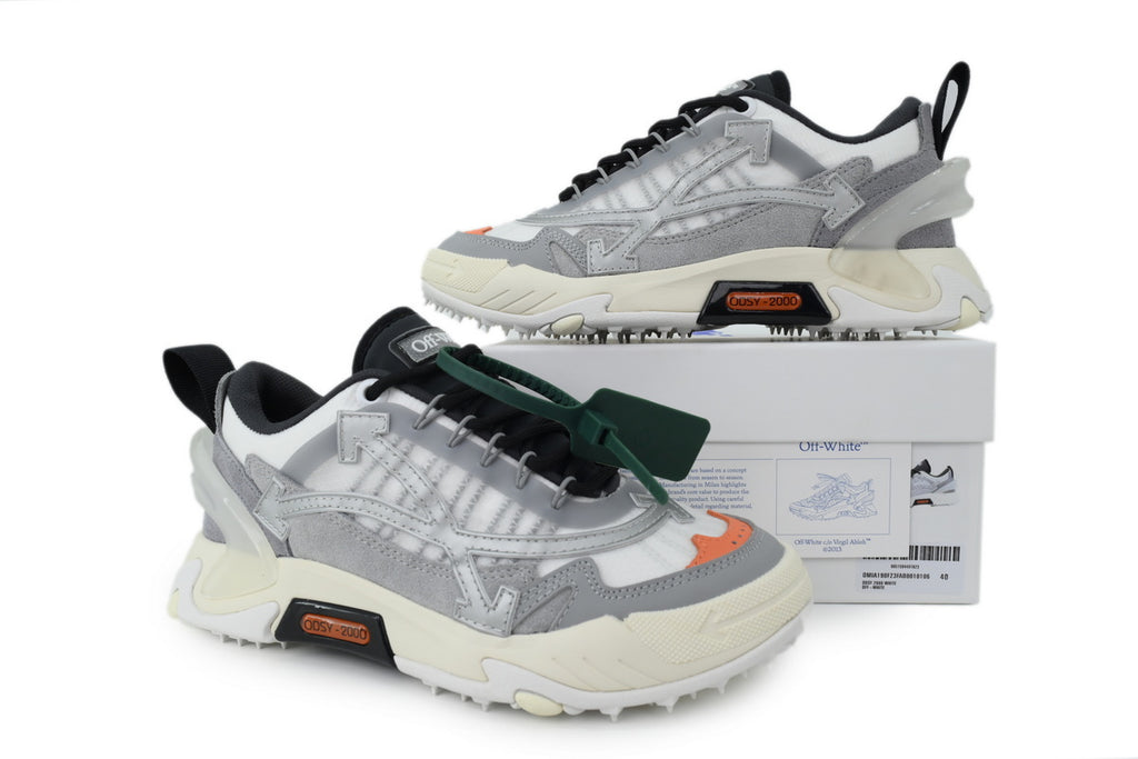 Off-White ODSY-2000 Sneakers – Grey & White