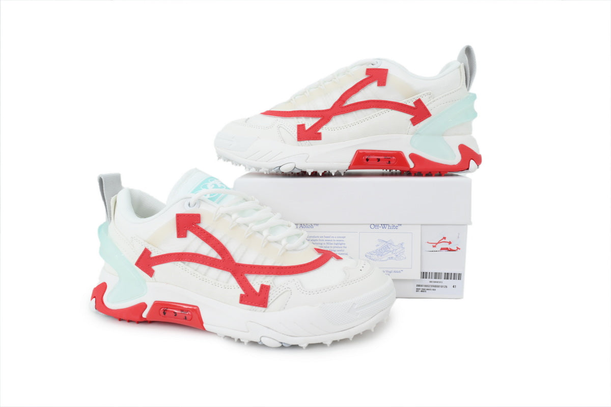 Off-White ODSY-2000 Sneakers – White & Red