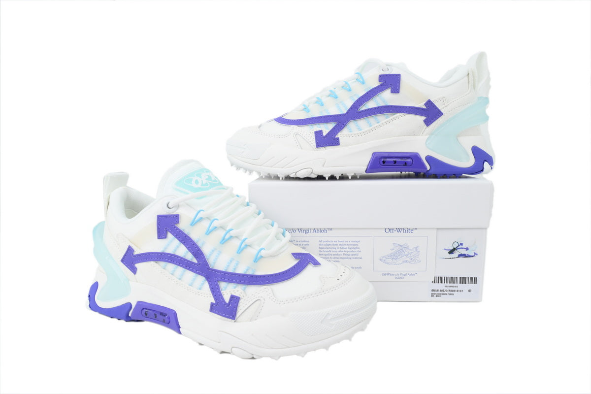 Off-White ODSY-2000 Sneakers – White & Purple