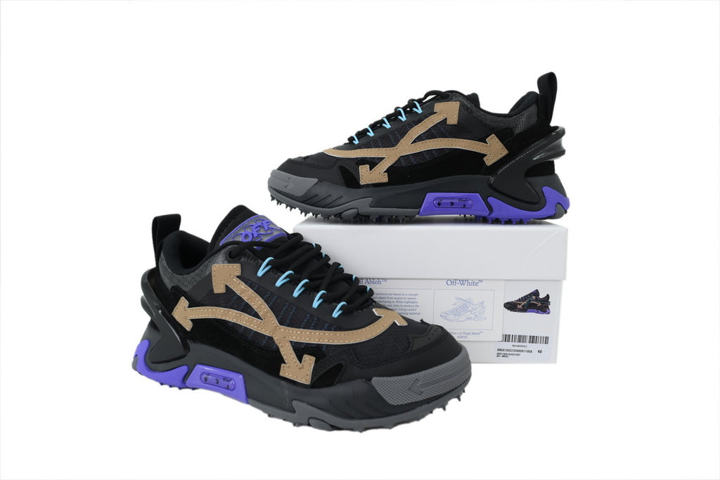 Off-White ODSY-2000 Sneakers – Black & Purple