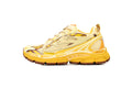 Off-White Be Right Back Yellow Brown Mesh Sneakers