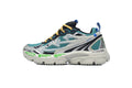 Off-White Be Right Back Paris Green Blue Mesh Sneakers