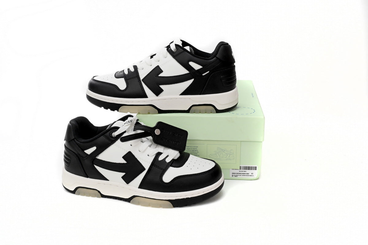 OFF-WHITE Out of Office Black/White Sneakers