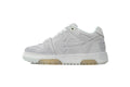 Off-White Out of Office Low Distressed White Suede Sneakers