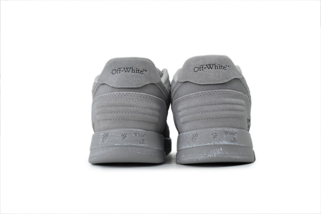 Off-White Out of Office For Walking Grey Suede Sneakers