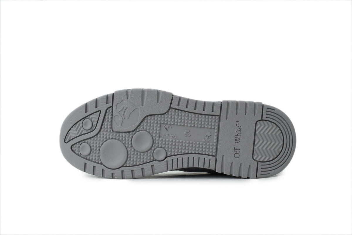 Off-White Out of Office For Walking Grey Suede Sneakers