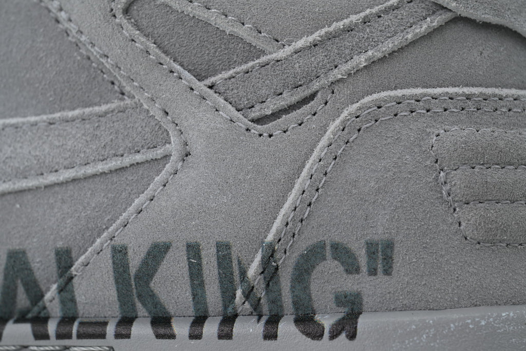 Off-White Out of Office For Walking Grey Suede Sneakers