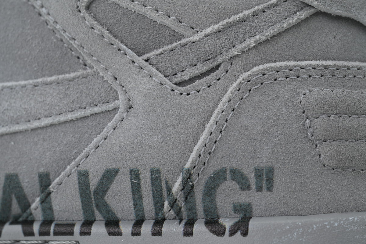 Off-White Out of Office For Walking Grey Suede Sneakers