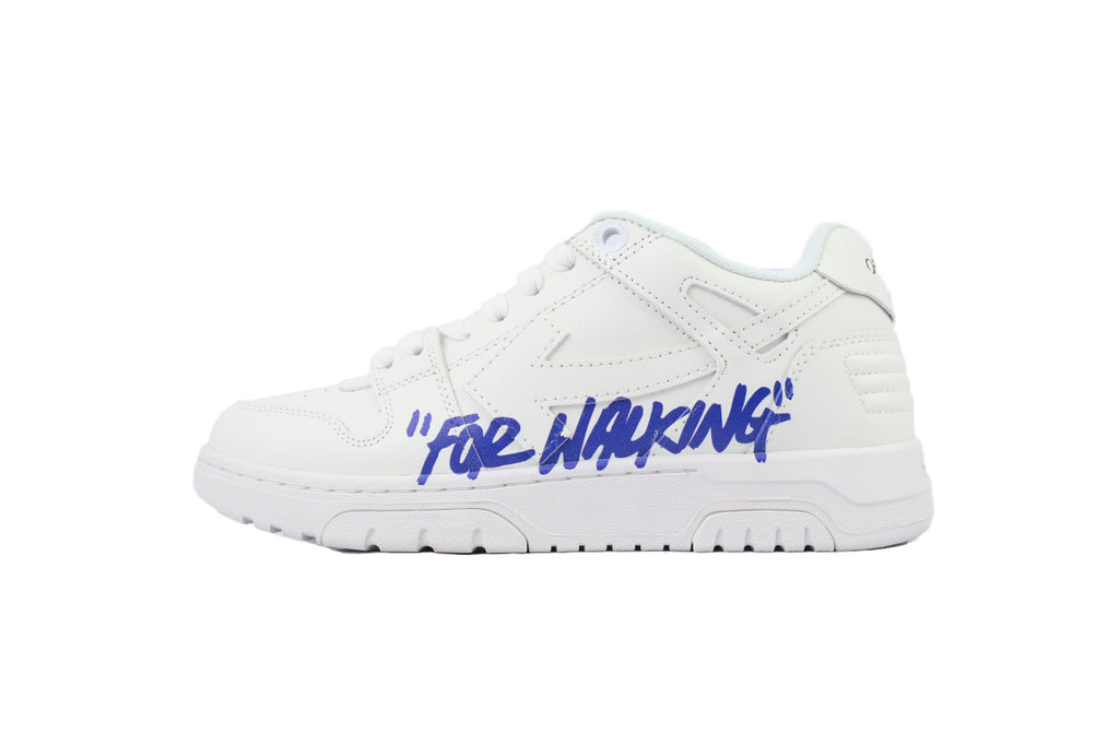 Off-White Out Of Office Low-Top Sneakers White Blue Letters