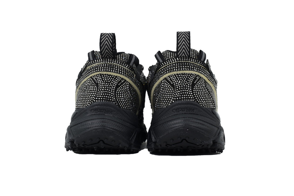 Off-White Be Right Back Black Crystal Sneakers