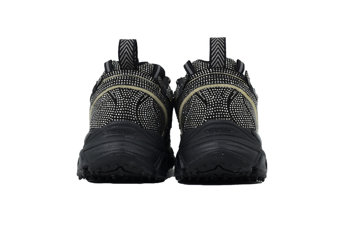 Off-White Be Right Back Black Crystal Sneakers