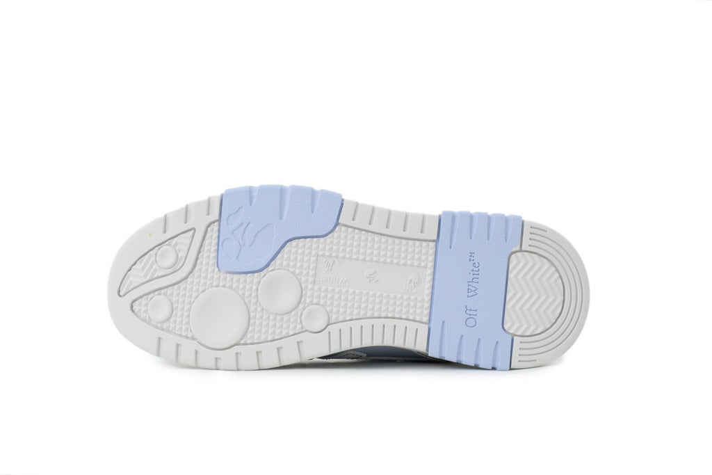 Off-White Out of Office White Blue Leather Sneakers