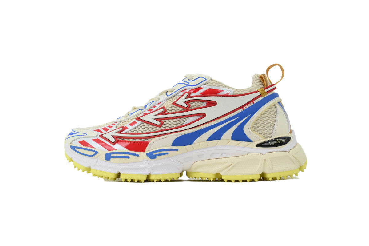 Off-White Be Right Back Beige Mesh Sneakers