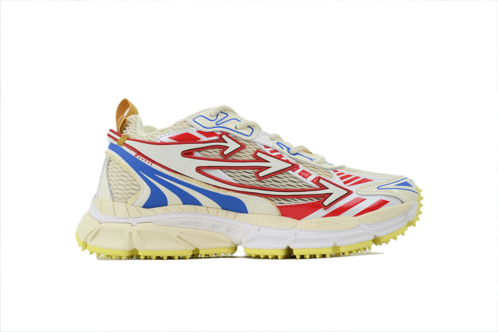 Off-White Be Right Back Beige Mesh Sneakers