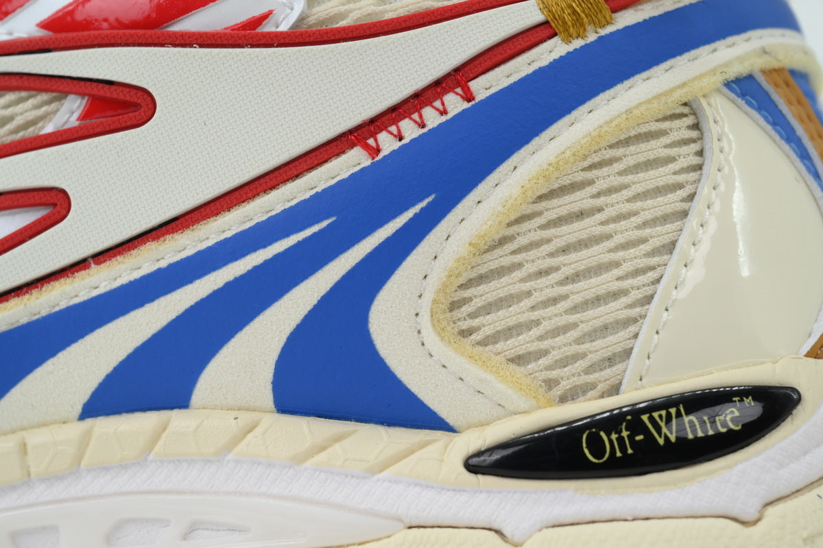 Off-White Be Right Back Beige Mesh Sneakers