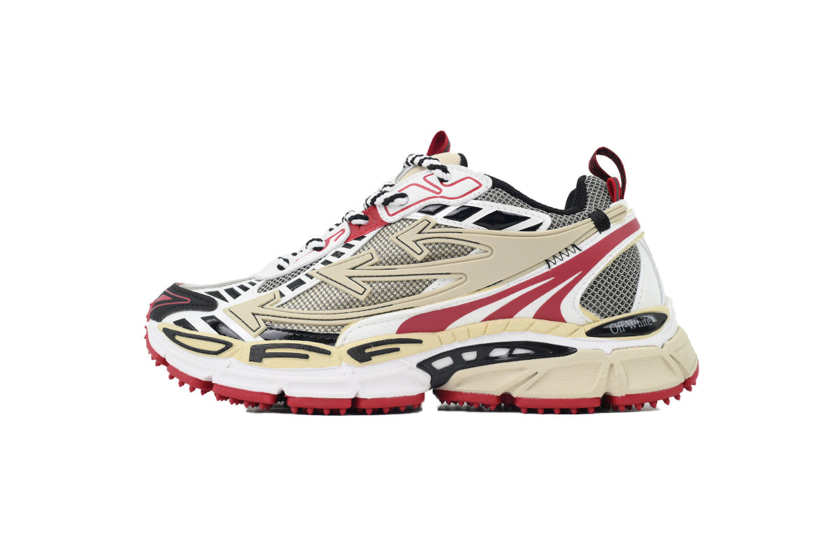 Off-White Be Right Back Sand Red Sneakers