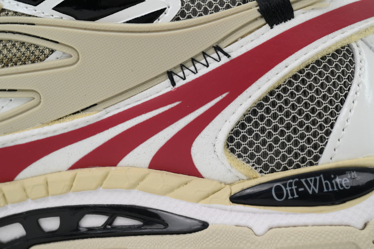 Off-White Be Right Back Sand Red Sneakers