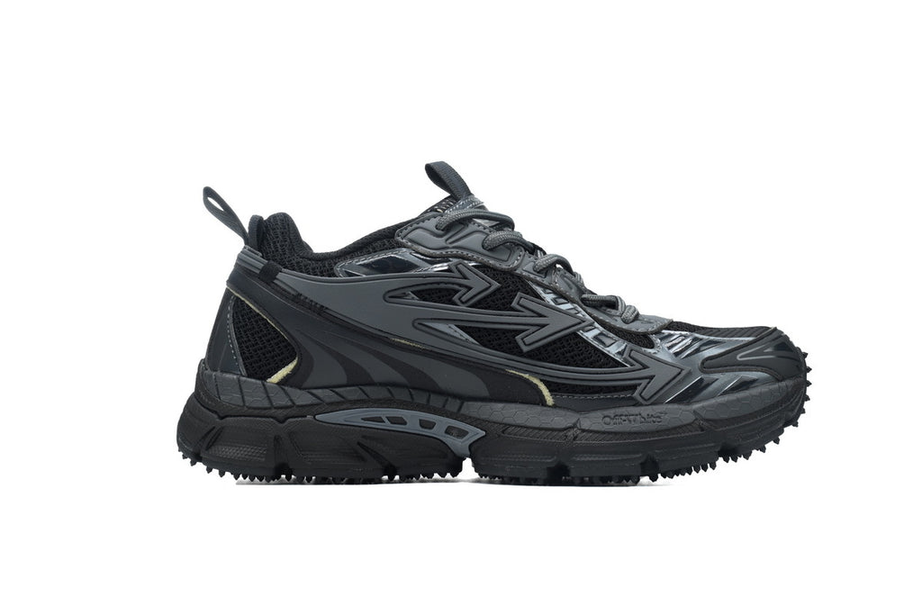 Off-White Be Right Back Black Mesh Sneakers