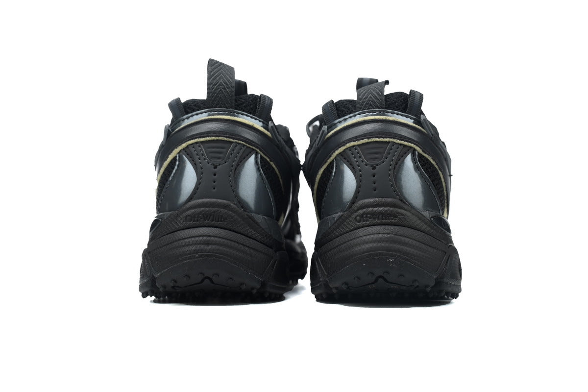 Off-White Be Right Back Black Mesh Sneakers