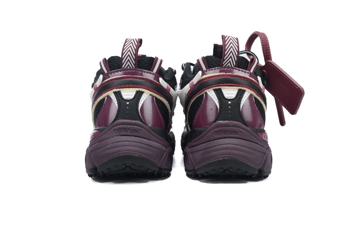Off-White Be Right Back Burgundy White Arrow Sneakers