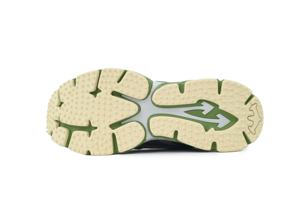 Off-White Be Right Back Sand Green Mesh Sneakers
