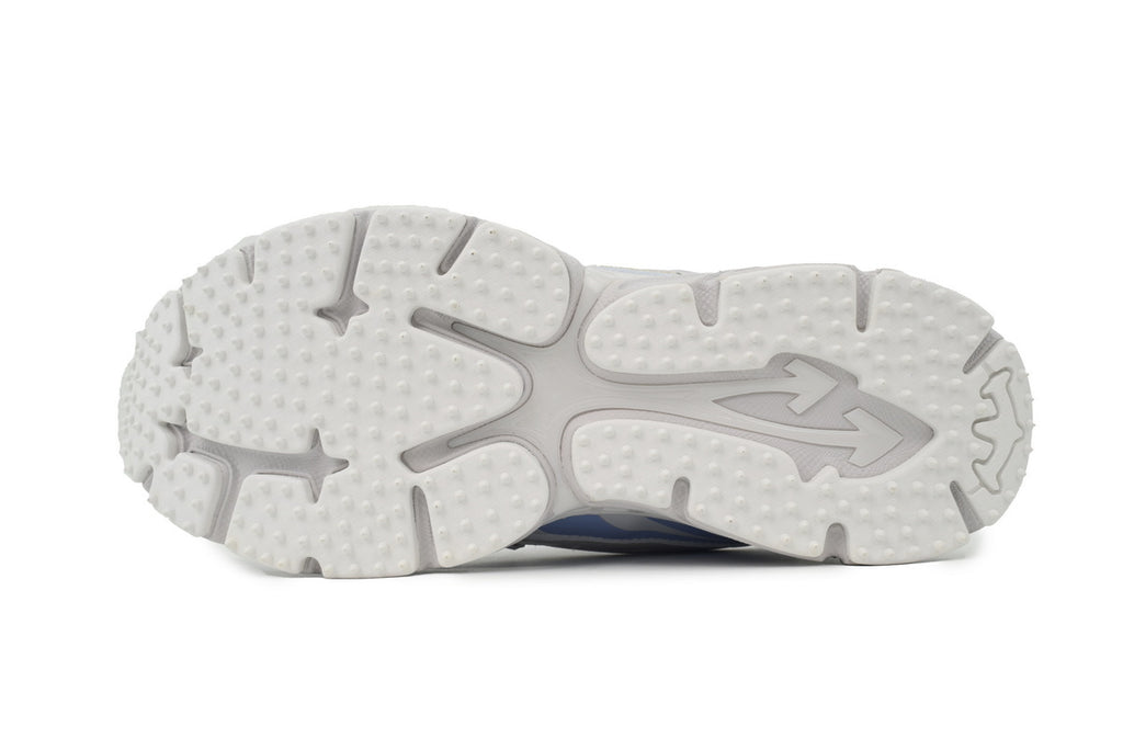 Off-White Be Right Back Blue Gray Mesh Sneakers