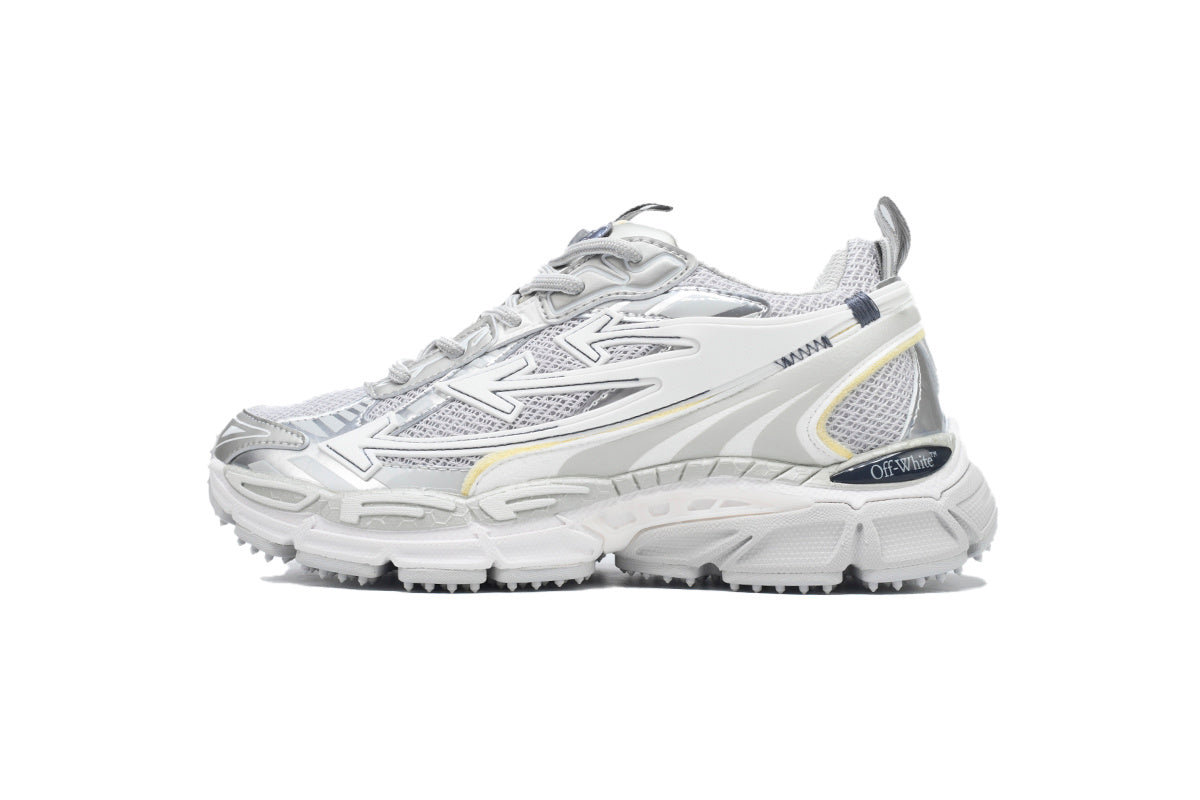 Off-White Be Right Back Grey Silver Sneakers