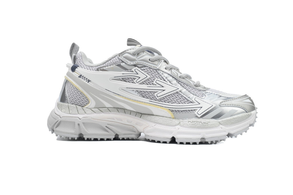 Off-White Be Right Back Grey Silver Sneakers