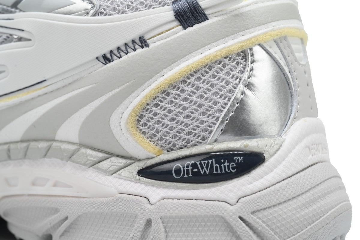 Off-White Be Right Back Grey Silver Sneakers