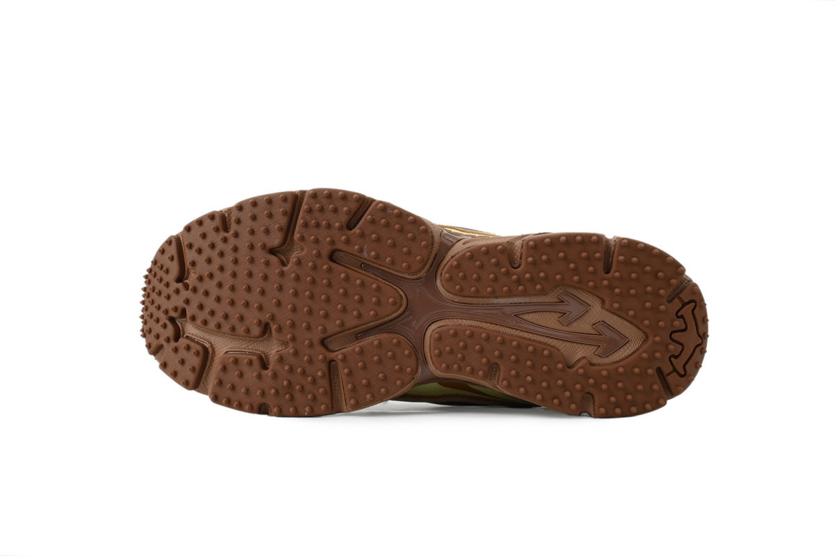 Off-White Be Right Back Brown Cream Mesh Sneakers