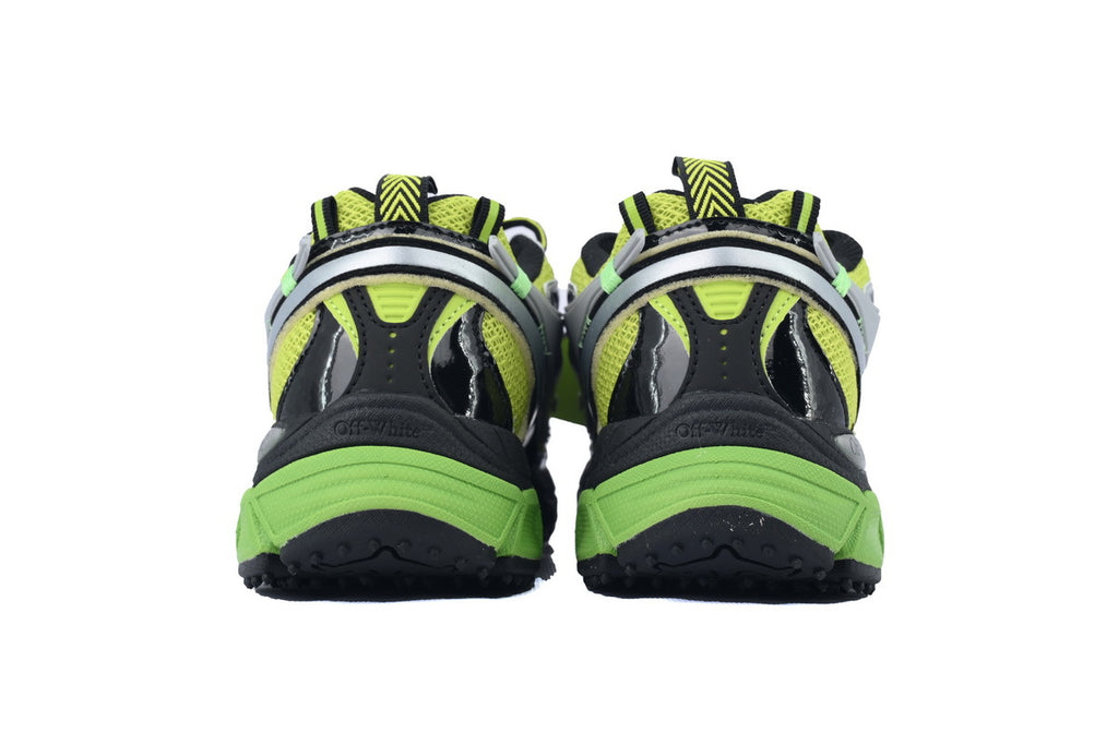 Off-White Be Right Back Silver Green Fluo Sneakers