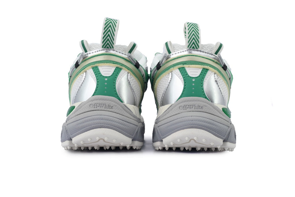 Off-White Be Right Back Silver Green Sneakers