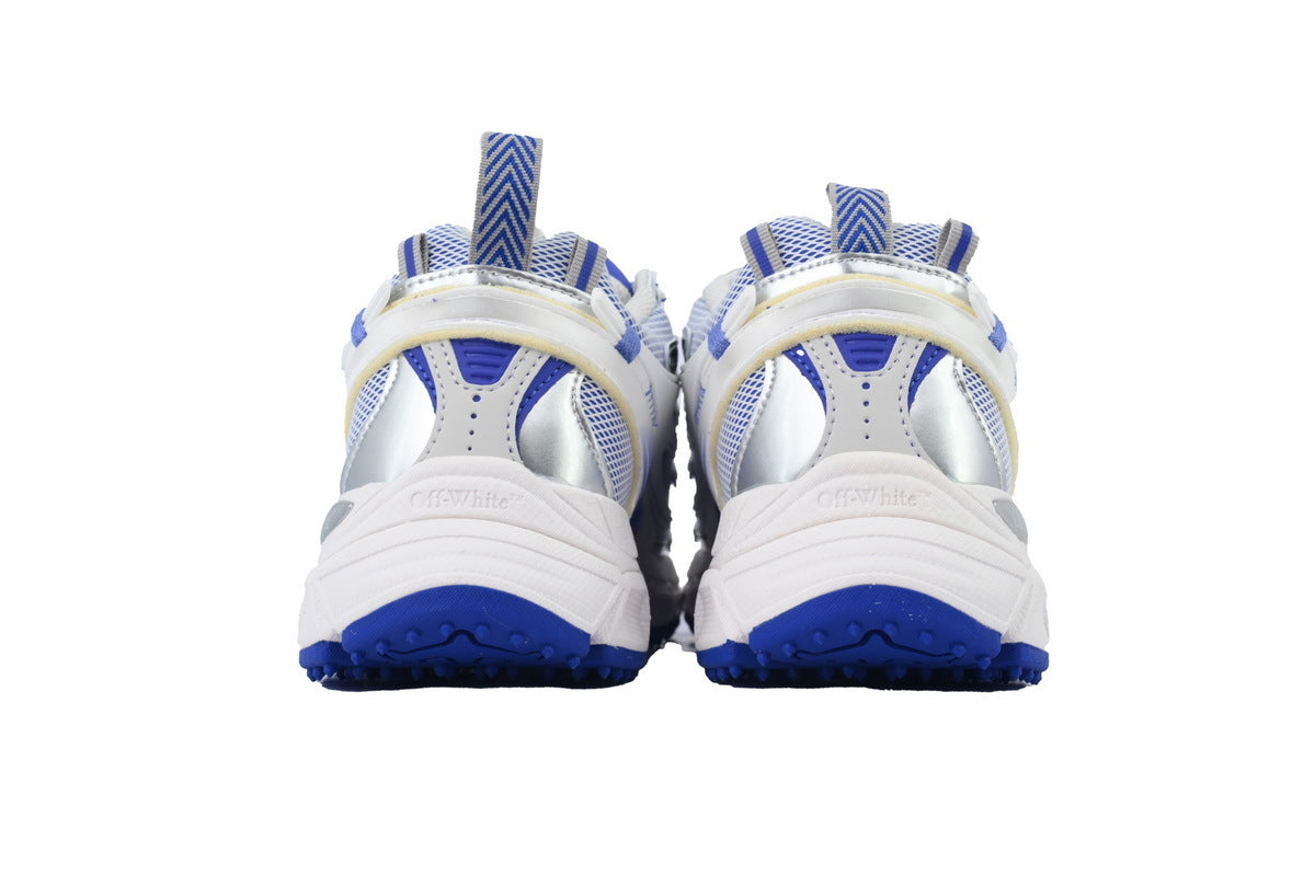 Off-White Be Right Back Blue White Mesh Sneakers