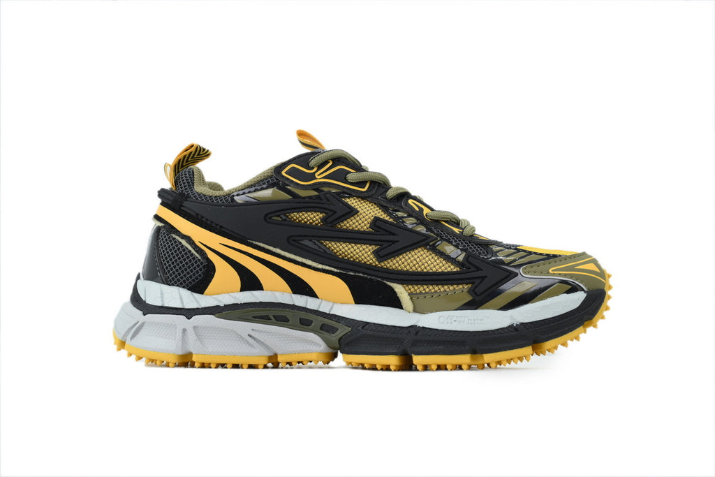 Off-White Be Right Back Black Ocher Yellow Sneakers