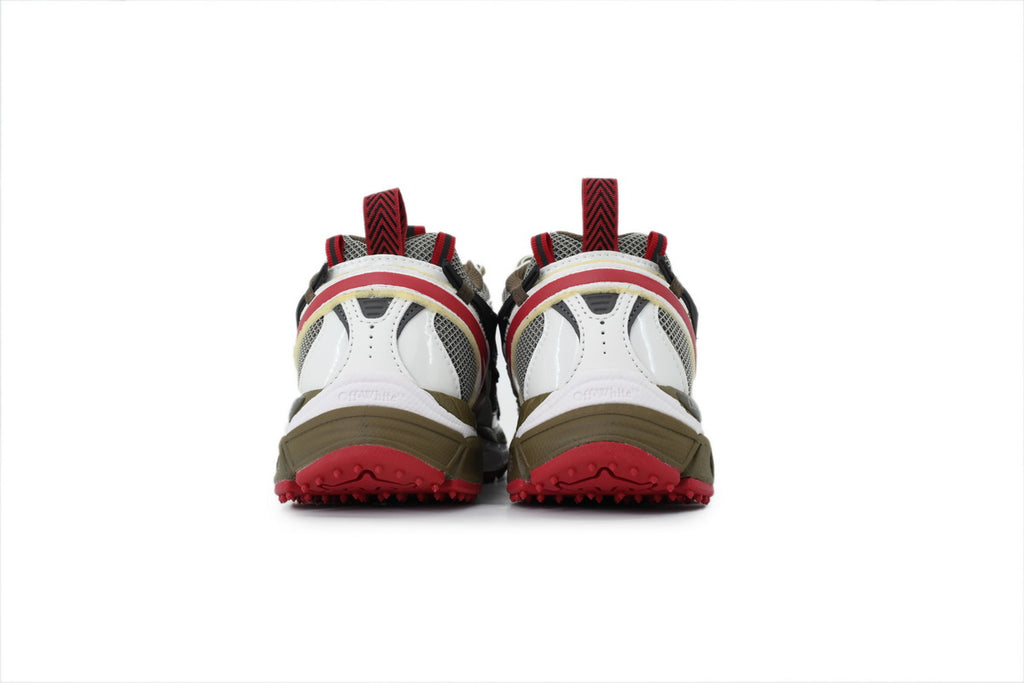 Off-White Be Right Back Red Mesh Sneakers
