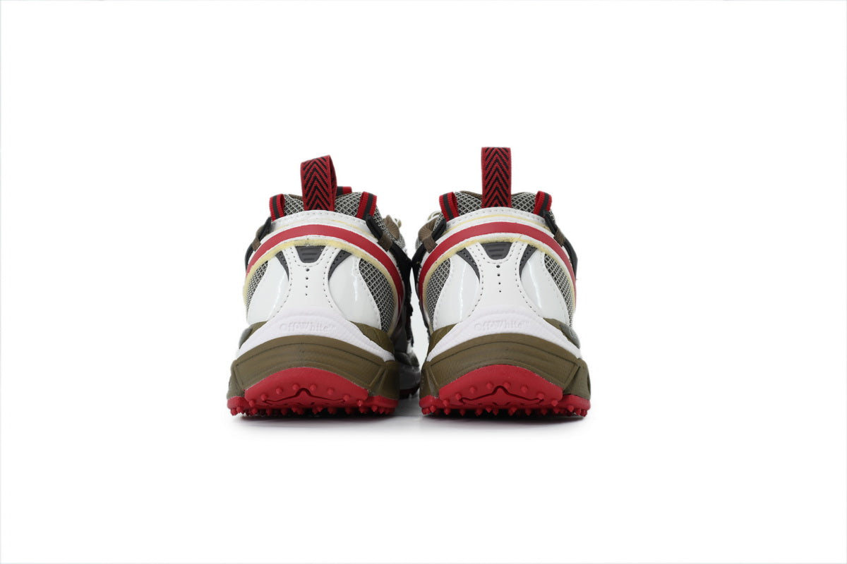 Off-White Be Right Back Red Mesh Sneakers